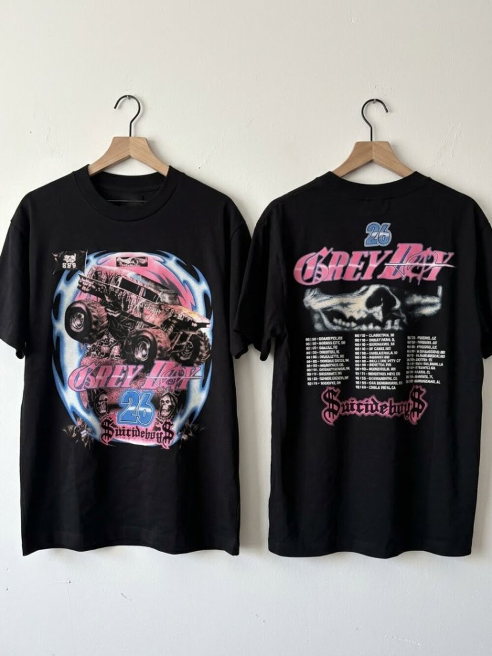 G59 Greyday Monster Truck Tour 2026 T-shirt Reprint